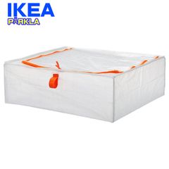 【新品】IKEA 収納ケース PARKLA ペルクラ 55x49x19 cm スクッブ イケア