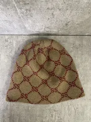 OLD STUSSY ステューシー　モノグラム　ビーニー　ニットキャップ STUSSY - 【超希少】⑧90's OLD STUSSYブランド初期モノグラム柄