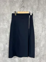 N. エヌ ナチュラルビューティーベーシック スリット タイト スカート sizeM/紺 ■■ レディース