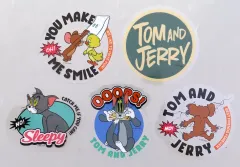 【中古】シール・ステッカー A ダイカットステッカーセット(5枚組) 「Happyくじ トムとジェリー TOM and JERRY FUNNY ART! 4」 E賞