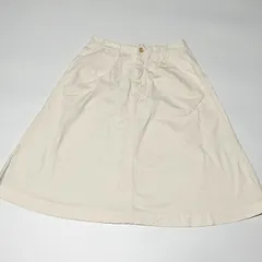 45rpm ＆ JOUBU DE NAGAMOCHI　スカート　サイズ2　アイボリー　デニム　コットン　台形