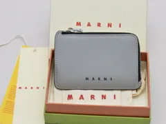マルニ MARNI レザー コインケース グレー イタリア製 箱・タグ付き レディース e_u su_p F-YA891のサムネイル