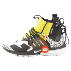 NIKE (ナイキ) ×ACRONYM AIR PRESTO MID アクロニウム エアプレストミッド ハイカットスニーカー イエロー/ホワイト/ブラック AH7832-100 US8/26.0cm