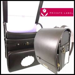 新品 定価85,800円 プライベートレーベル 人工皮革製 ランドセル 女の子用 リボン ブライトセピア A4フラット 日本製 高島屋モデル