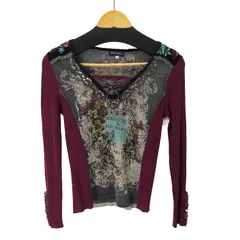 スーパービューティ super beauty 総柄 スパンコール刺繍  レースニット Y2K レディース JPN：40 