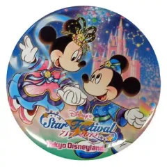 【中古】バッジ・ピンズ(キャラクター) ミッキー＆ミニー 缶バッジ 「七夕プログラム ディズニー・スターフェスティバル 2012」 東京ディズニーランド限定
