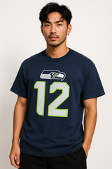 Tシャツ　NFLチームアパレル 　ネイビー　Mサイズ　※Used