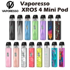 Vaporesso XROS 4 Mini Pod Kit 1000mAh 3ml ポッド型 スターターキット ベポレッソ クロス ミニ 電子たばこ 電子タバコ ベイプ 本体 リキッド 爆煙 禁煙 ニコチンゼロ タール ニコチン0 シーシャ mtl vape