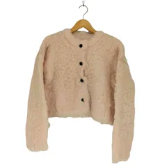 グレイル GRL ラウンドネックシャギーショート丈カーディガン レディース FREE 