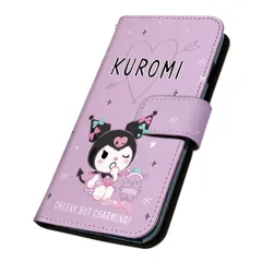 サンリオ 正規品 クロミ OPPO A5 5G A502OP ケース 手帳型 スマホケース [デザイン:2.Night(PU)/マグネットハンドあり] SANRIOのサムネイル
