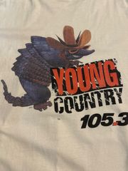 90s  シングルステッチ  YOUNG COUNTRY  アルマジロ　ヴィンテージ　Tシャツ
