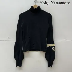 Yohji Yamamoto ヨウジヤマモト ニット、セーター 長袖 パフスリーブ タートル ネック ウール ニット FJ-T11-852