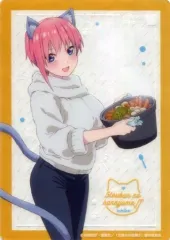 【中古】紙製品 中野一花 ブラインドコレクションシート 「きゃらっとくじ 五等分の花嫁∬～あにまるガールズ～」 L賞