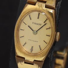 新品電池 TISSOT ティソ STYLIST スタイリスト E243 ゴールド - メルカリ