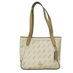 新品未使用 COACH トートバッグ レザー クリーム 総柄 C3866 新品未使用 COACH トートバッグ レザー クリーム 総柄 C3866