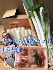 クール便　秋田名物きりたんぽ鍋セット　4.5人前