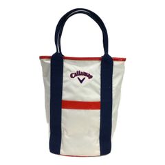 中古 キャロウェイ Callaway シューズケース ホワイト 白 トリコロール シューズバッグ