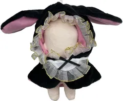AXLUCE ぬい服 ぬいぐるみ 10cm 人形(うさぎ（ブラックxピンク）)
