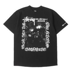 【美品】STUSSY ステューシー Tシャツ サイズ:M / 00s NITRO MICROPHONE UNDERGROUND SPECIAL FORCE TOUR クルーネック Tシャツ / ブラック 黒 / トップス カットソー【中古】
