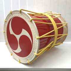 さんさ太鼓 7寸 51センチ 高松武雄太鼓店 盛岡さんさ踊り 撥2本つき
