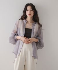 新品未使用品】2way Flocky Print Shirt - メルカリ