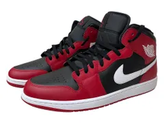 NIKE (ナイキ) AIR JORDAN 1 MID エアジョーダン 1 ミッド ハイカットスニーカー DQ8426-061 32cm US14 レッド ブラック メンズ/065
