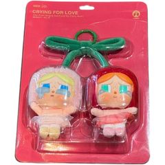 POP MART CRYBABY Crying For Love Plush Pendant Love You Cherry Much ポップマート　クライング　フォー　プラッシュペンダント　チェリーマッチ 2025SS 正規品 新古品【中古】