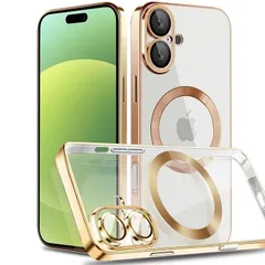 iPhone 17 用 TPU ソフト バックカバー MagSafe充電器対応 バンパー 耐衝撃 衝撃吸収 落下防止 iPhoneケース カメラレンズ保護 8色選択