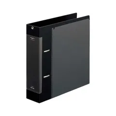 送料無料 【新品 未使用 未開梱】 リヒトラブ　myfa コレクションファイル ワイド A5 ジェットブラック　F3311-24