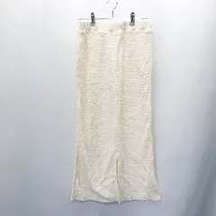 ◇ niko and … ニコアンド ロング丈 タイト スカート サイズ4 アイボリー レディース E  【1407180009745】