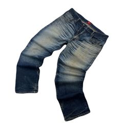エドウィン EXV404 デニム ジーンズ W36 ストレートシルエット  【 最強の色落ち感♪ 】 EDWIN ●Ja8897