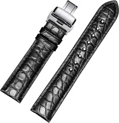 【在庫処分】Moran(モラン)本革時計ベルト交換ベルト Dバックル18mm 19mm 20mm 21mm 22mm 23mm 24mm 腕時計ベルトレザー 防水 防汗 調整工具とバネ棒付き （メンズおよび女性)のサムネイル