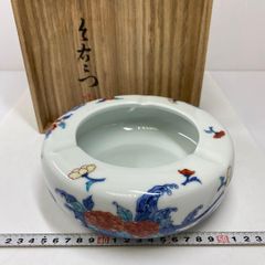 十三代 今泉今右衛門 色鍋島灰皿 - メルカリ