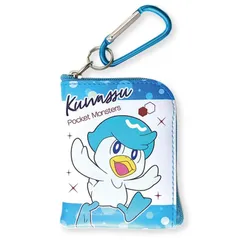 【新品】ポケットモンスター ポケモン ミニポーチ L字ファスナー クワッス(ブルー) PU H8cm×W6×D1cm プレゼント 子供