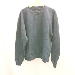 ◇ ⊇ Champion チャンピオン 裏ボア 袖ワンポイント 長袖 トレーナー サイズ表記なし ネイビー メンズ E  【1501160019561】