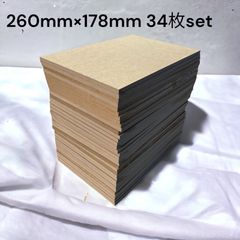mdf 板材 長方形 端材 木材  diy 7㎜ 34枚セット MDF-038-2
