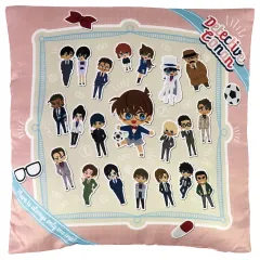 【中古】クッション・本体 B.集合(ピンク) クッション 「セガ ラッキーくじオンライン 名探偵コナン みんなといっしょ-けいさつへん-」 A-2賞