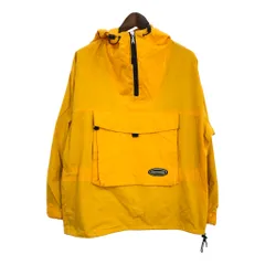 90年代 Abercrombie & Fitch アバクロンビーアンドフィッチ アノラックパーカー ジャケット アバクロ イエロー (メンズ M) 中古 古着 R5264