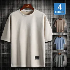 Tシャツ メンズ メンズTシャツ クルーネック 半袖Tシャツ 半袖 重ね着風 レイヤード トップス 薄手 通気性 おしゃれ カジュアル 部屋着 普段着 通学 スポーツ 夏物 夏服 メンズファッションqcwzl15qcwzl15 