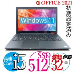 Core i5 新品メモリ 32GB, 新品SSD 512GB+HDD500, 15.6型, Wi-Fi, HDMI, カメラ, Win 11 Pro搭載,中古パソコン