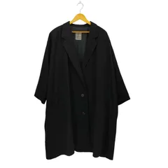 イッセイミヤケ ISSEY MIYAKE 80s 筆タグ ウール オーバーサイズ 3B チェスターコート レディース  9のサムネイル