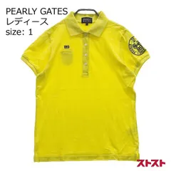 PEARLY GATES パーリーゲイツ 半袖ポロシャツ イエロー系 1 [240001969089]#