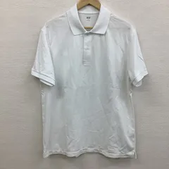 ✨美品✨UNIQLO  ユニクロ　ドライカノコポロシャツ　サイズＸＬ　ホワイト　大きめ