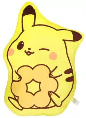 【中古】クッション・抱き枕・本体 [単品] ピカチュウ クッション 「ミスタードーナツ×ポケットモンスター ミスド福袋2022」のサムネイル