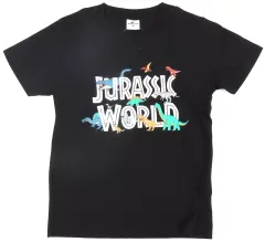【中古】Tシャツ ロゴ＆恐竜 Tシャツ ブラック キッズ150サイズ 「ジュラシック・ワールド」 ユニバーサル・スタジオ・ジャパン限定