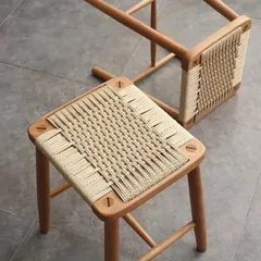 ラタン スツール 和モダン グレー 南国風 籐 ラタン家具 214-1365 000000027259_wmdRP0r.jpg