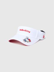 NEW ERA HELLO KITTY ニューエラ ゴルフ サンバイザー レディース シンプル おしゃれ かわいい ハローキティ グッズ ロングバイザ― Women's サンバイザー 14348592