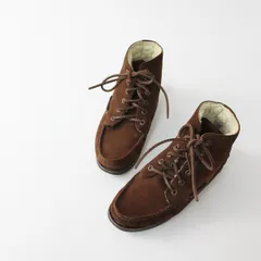 A.P.C. アーペーセー レースアップモカシンブーツ/ブラウン 約23.5cm スエード ムートン【2400013306072】のサムネイル
