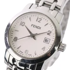 稼働　FENDI レディース時計 210L 外装超音波洗浄済　新品電池交換済 フェンディ レディース 腕時計 210L FENDI 中古 – 銀蔵オンライン