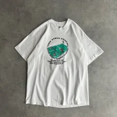 90s/FRUIT OF THE LOOM/フルーツオブザルーム/半袖Tシャツ/USA製/アメリカ製/シングルステッチ/プロモーションプリント/ナッツ類/テニスイベント/ホワイト/白/L/jmaple